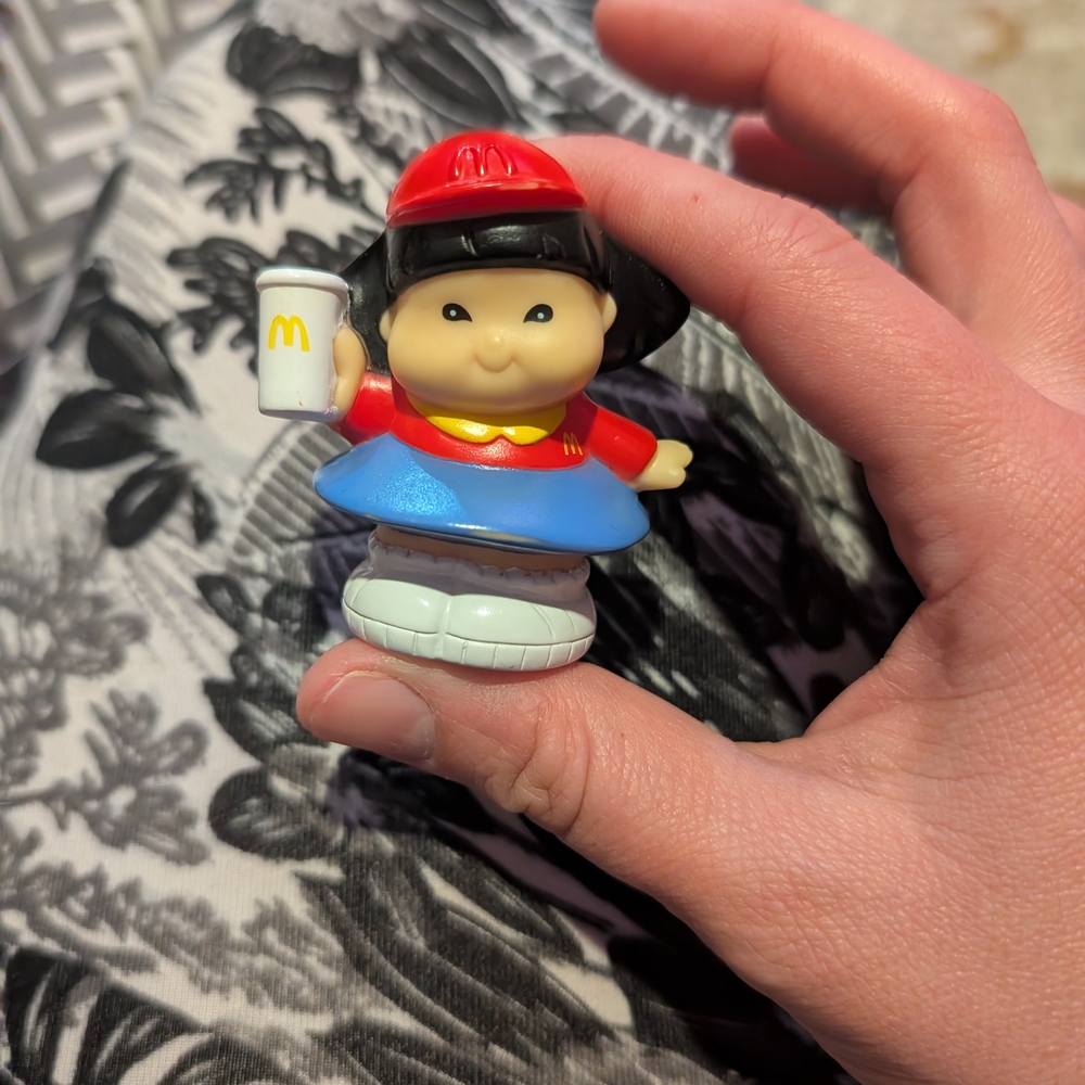 McDonald's Collectible with Red Hat and Blue Outfit